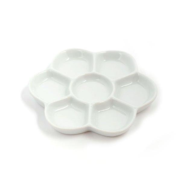 Палитра СОНЕТ фарфор, круглая, 14 см, 7 ячеек NP-DK18456