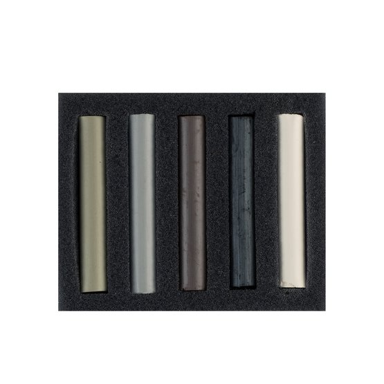 Набор сухих художественных графических материалов ЛАДОГА соус ассорти цветов 5 мелков NP-2711422303