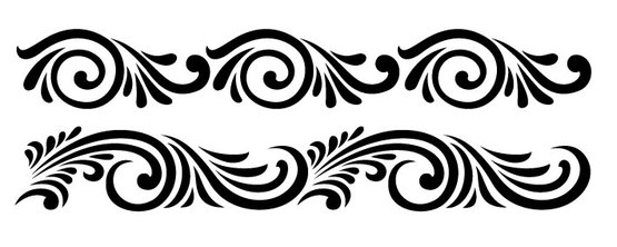 Трафарет СОНЕТ Бордюр орнамент 1 10 x 25 см, пластиковый NP-13746599