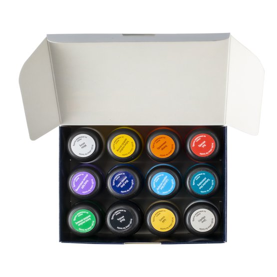 Набор акриловых красок по ткани DECOLA 12 шт х 20 мл, картон NP-4141216