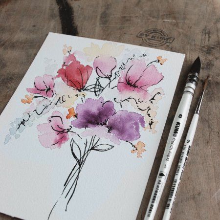 Кисть круглая KUM French Aqua синтетика №4 KUM-5144011