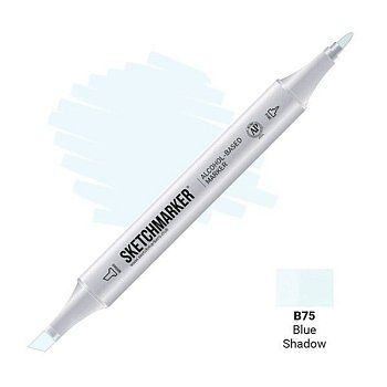 Маркер SKETCHMARKER двухсторонний на спирт.основе B75 Синяя тень MPSM-B75 Маркер SKETCHMARKER двухсторонний на спирт.основе B75 Синяя тень MPSM-B75