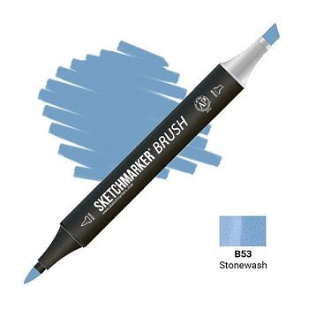Маркер SKETCHMARKER Brush двухсторонний на спирт.основе B53 Пемза MPSMB-B53