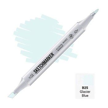 Маркер SKETCHMARKER двухсторонний на спирт.основе B25 Голубой ледник MPSM-B25 Маркер SKETCHMARKER двухсторонний на спирт.основе B25 Голубой ледник MPSM-B25