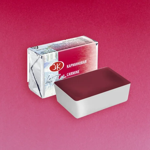 Акварель БЕЛЫЕ НОЧИ кювета 2.5 мл, 319 Карминовая NP-1911319