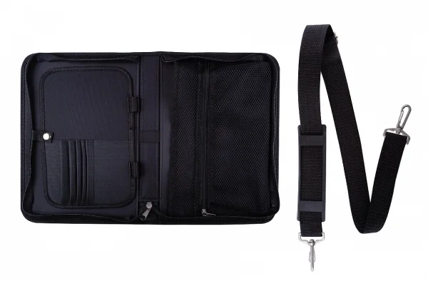 Сумка для художника СОНЕТ 35 x 24 x 4.5 см, с внутренними отделениями и ремнем, черная NP-174451318