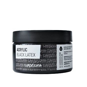 Акриловый латекс Kamenskaya Ink 250 мл Черный K-00-00000594