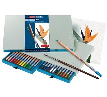 Набор акварельных карандашей BRUYNZEEL Design 24 цв в подарочной упак MP8835H24