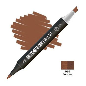 Маркер SKETCHMARKER Brush двухсторонний на спирт.основе O60 Бурый MPSMB-O60