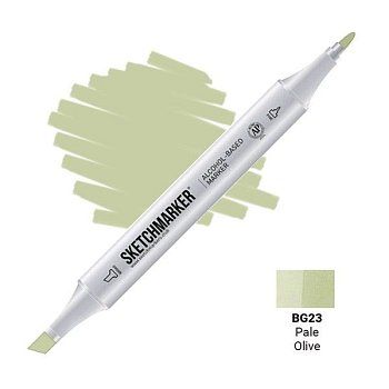 Маркер SKETCHMARKER двухсторонний на спирт.основе BG23 Бледно оливковый MPSM-BG23 Маркер SKETCHMARKER двухсторонний на спирт.основе BG23 Бледно оливковый MPSM-BG23