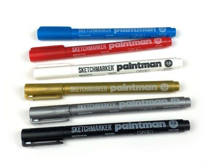 Набор пигментных маркеров SKETCHMARKER Paintman 2 6 цв MPSMPMSET2