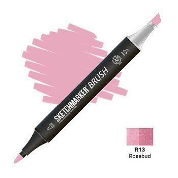 Маркер SKETCHMARKER Brush двухсторонний на спирт.основе R13 Бутон розы MPSMB-R13 Маркер SKETCHMARKER Brush двухсторонний на спирт.основе R13 Бутон розы MPSMB-R13
