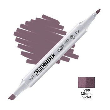 Маркер SKETCHMARKER двухсторонний на спирт.основе V90 Фиолетовый минерал MPSM-V90