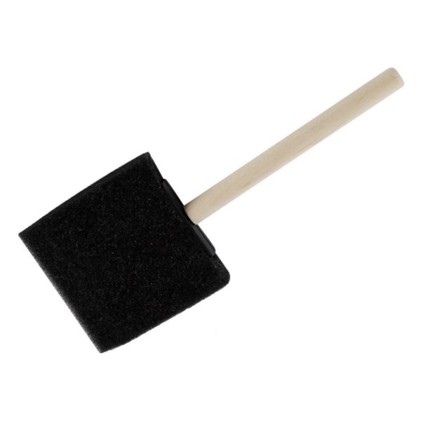 Кисть-губка DECOLA плоская, поролон, деревянная ручка, ширина 60 мм NP-237921/60