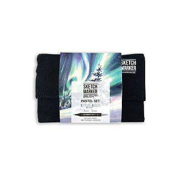 Набор маркеров SKETCHMARKER Brush Pastel 24 шт MPSMB-24PAST