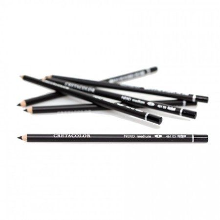 Карандаш масляный CRETACOLOR Nero 1 шт 2-мягкий CR46102