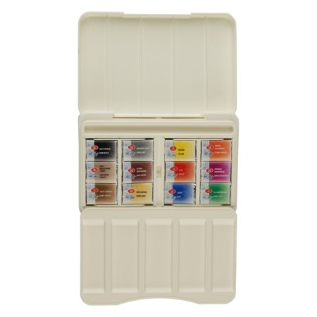 Набор акварели БЕЛЫЕ НОЧИ Анималистика 12 шт x 2.5 мл, пластик/палитра NP-19422558