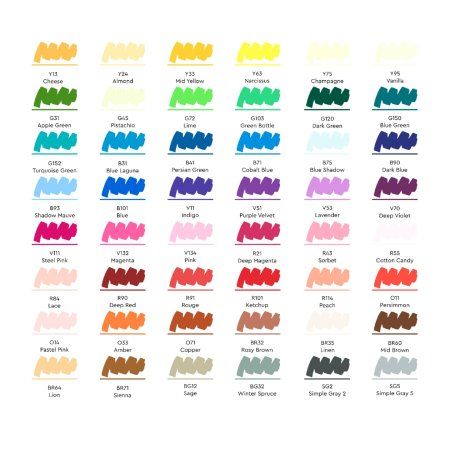 Набор маркеров SKETCHMARKER Pop Art style 48 шт поп арт пластик.бокс MPSM-48POPART