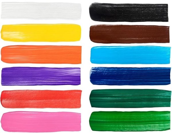 Набор акриловых красок DECOLA глянцевые 12 шт х 20 мл, картон NP-2941116