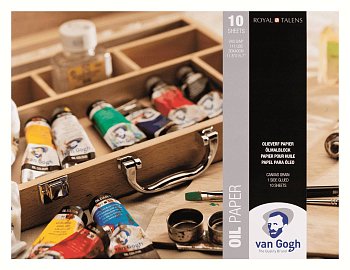 Альбом для масла VAN GOGH 240 г/м2 30 x 40 см 10 л склейка по 1 стороне MP93153040