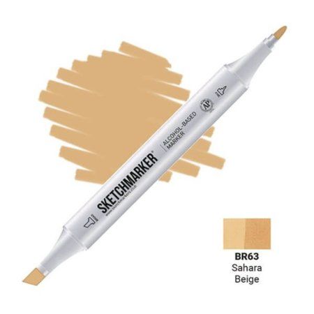 Маркер SKETCHMARKER двухсторонний на спирт.основе BR63 Сахара MPSM-BR63