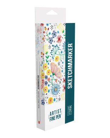 Набор капиллярных ручек SKETCHMARKER Artist fine pen Basic 1 12 цв MPAFP-12BAS1