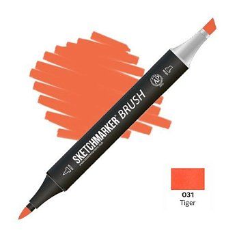 Маркер SKETCHMARKER Brush двухсторонний на спирт.основе O31 Тигровый MPSMB-O31 Маркер SKETCHMARKER Brush двухсторонний на спирт.основе O31 Тигровый MPSMB-O31