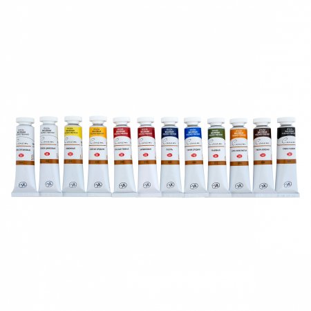 Набор масляных красок СОНЕТ 12 шт х 18 мл, картон NP-26412027