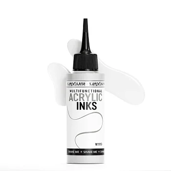 Чернила акриловые Kamenskaya Ink 100 мл W1119 Белый K-00-00000824