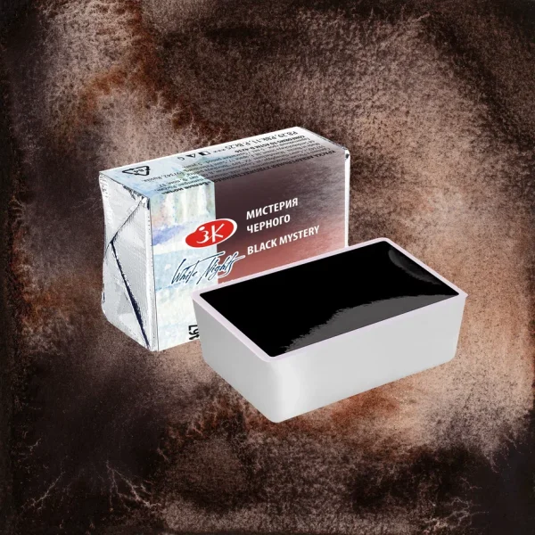 Акварель БЕЛЫЕ НОЧИ кювета 2.5 мл, 467 Мистерия чёрного NP-1911467