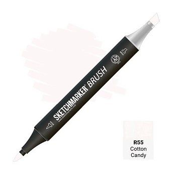 Маркер SKETCHMARKER Brush двухсторонний на спирт.основе R55 Сахарная вата MPSMB-R55