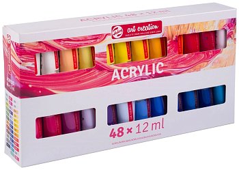 Набор акриловых красок ART CREATION 48 цв x 12 мл RT9021848M