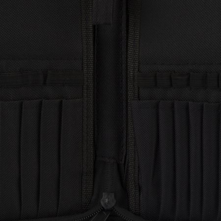 Пенал для кистей на короткой ручке СОНЕТ 14 x 27 см 15 отделений, полиэстер, черный NP-2421302270