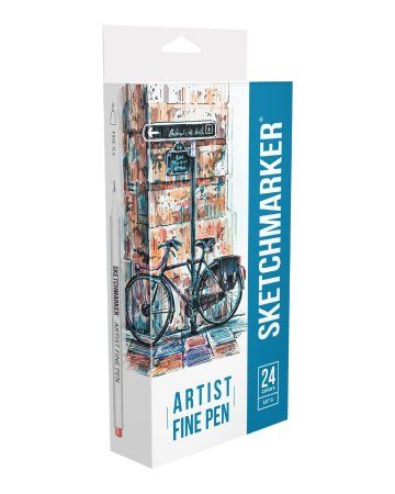 Набор капиллярных ручек SKETCHMARKER Artist fine pen Basic 2 24 цв MPAFP-24BAS2