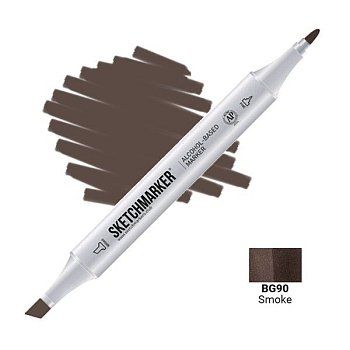 Маркер SKETCHMARKER двухсторонний на спирт.основе BG90 Дым MPSM-BG90