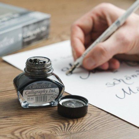 Чернила для каллиграфии CRETACOLOR 30 мл Черный CR43028