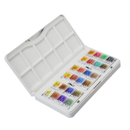 Набор акварели САНКТ-ПЕТЕРБУРГ 24 шт х 2.5 мл, пластик/палитра NP-1942017