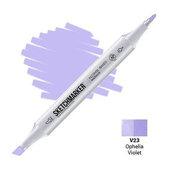 Маркер SKETCHMARKER двухсторонний на спирт.основе V23 фиалковый MPSM-V23
