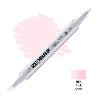 Маркер SKETCHMARKER двухсторонний на спирт.основе R54 Розовый снег MPSM-R54