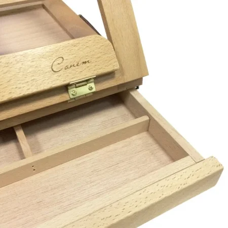 Мольберт настольный малый СОНЕТ №8 34 x 26 x 5 (28) см, с ящиком для кистей и красок, бук NP-1591266-8