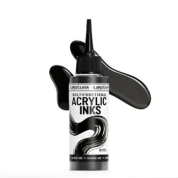 Чернила акриловые Kamenskaya Ink 100 мл W1110 Черный K-00-00000804