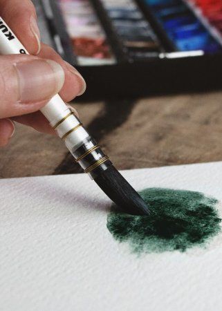 Кисть круглая KUM French Aqua синтетика №4 KUM-5144011