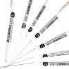 Набор ручек капиллярных (линеров) SKETCHMARKER 6 шт (0.05, 0.1, 0.2, 0.3, 0.5, 0.7 мм) черные MPSML-6SET