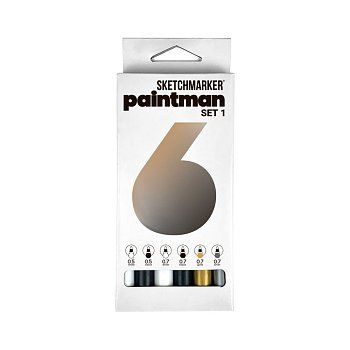 Набор пигментных маркеров SKETCHMARKER Paintman 1 6 цв MPSMPMSET1