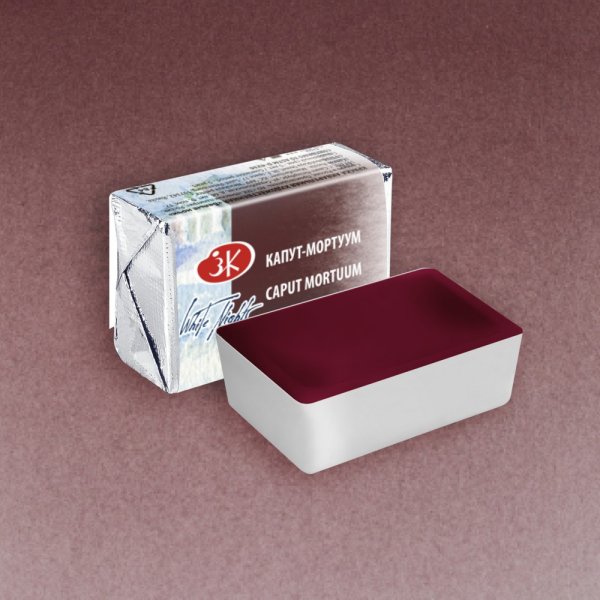 Акварель БЕЛЫЕ НОЧИ кювета 2.5 мл, 604 Капут-мортуум NP-1911604