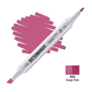 Маркер SKETCHMARKER двухсторонний на спирт.основе R32 Глубокий Розовый MPSM-R32