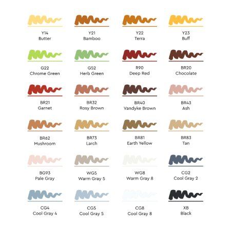 Набор маркеров SKETCHMARKER Brush Architecture Set 24 шт Архитектура + сумка органайзер MPSMB-24ARCH