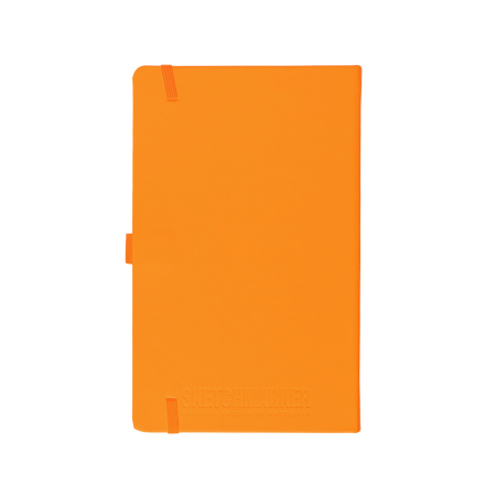 Блокнот для зарисовок SKETCHMARKER 140 г/м2 9 x 14 см 80 л, твердая обложка, Неоновый апельсин MP23148041SM