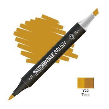 Маркер SKETCHMARKER Brush двухсторонний на спирт.основе Y22 Земля MPSMB-Y22 Маркер SKETCHMARKER Brush двухсторонний на спирт.основе Y22 Земля MPSMB-Y22