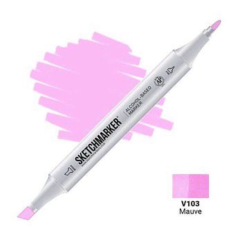 Маркер SKETCHMARKER двухсторонний на спирт.основе V103 Розовато-лиловый MPSM-V103